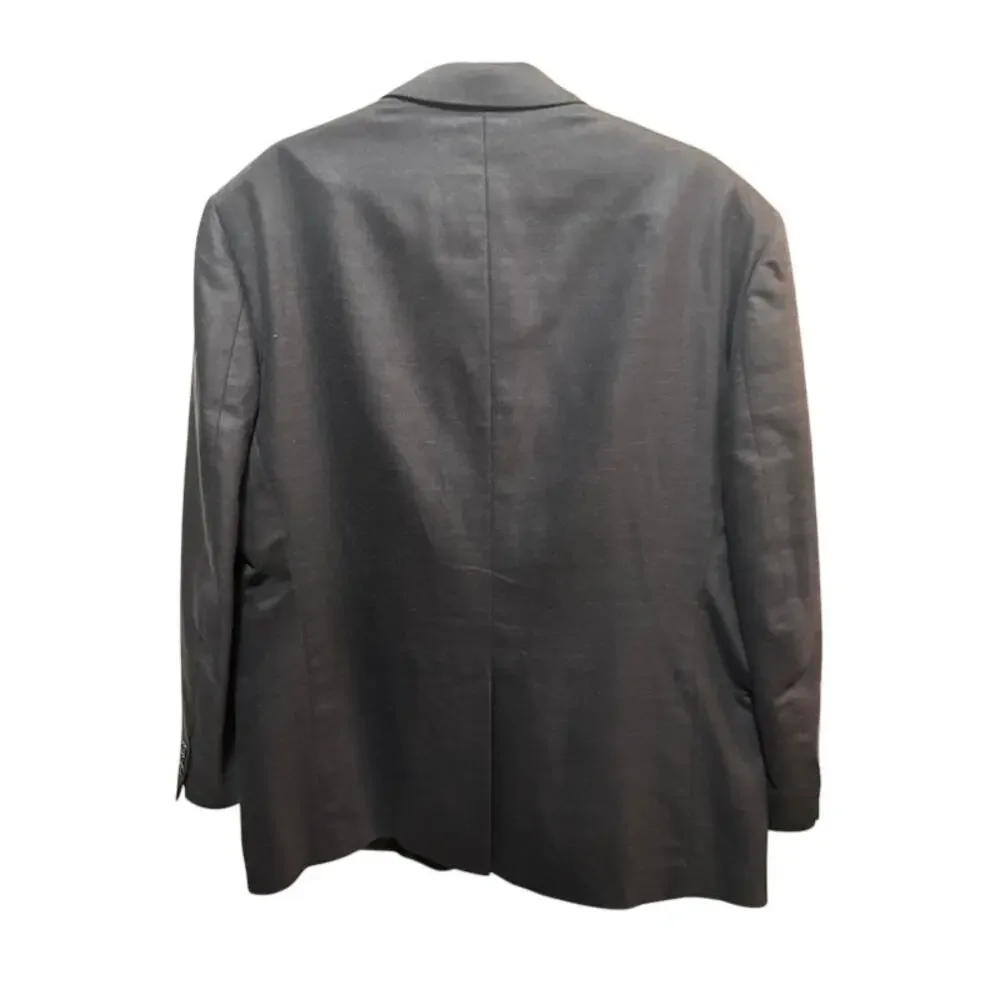 Brooks Brothers 346 Silk Wool Linen Blend Blazer Suit Jacket Sports Coat  sz 46